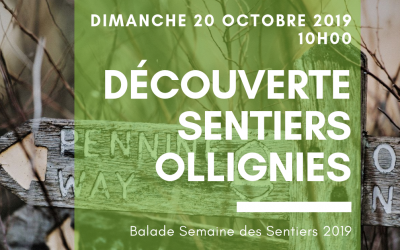 Semaine Sentiers 2019. Promenade découverte des chemins et sentiers du centre de Ollignies